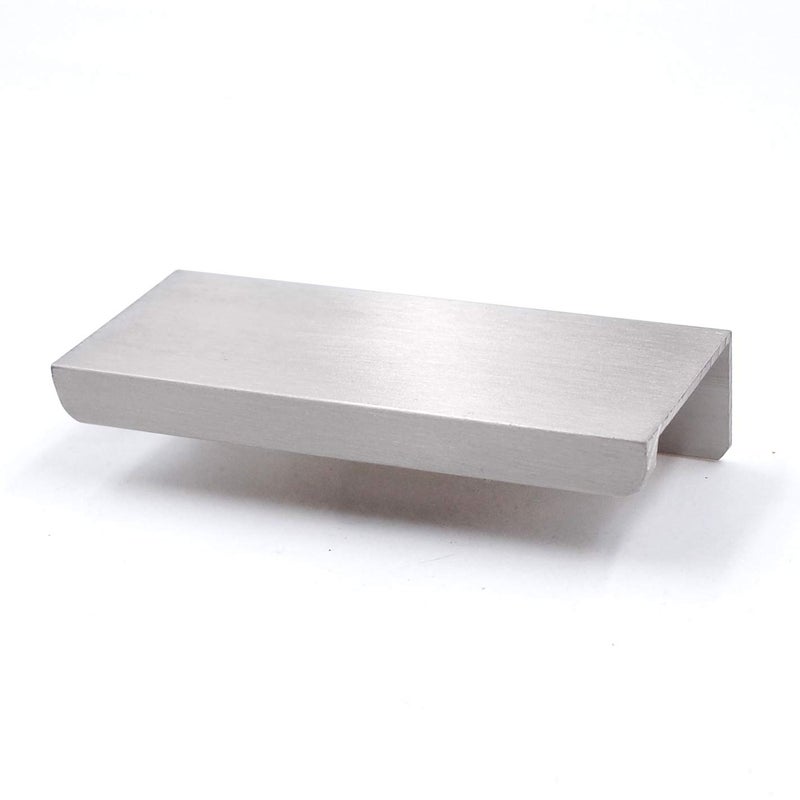 Jetland Cabinets Drawers Edge Pulls - 10-Pack, 3" Overall Length, Brushed Nickel, Concealed Tab Pulls for Kitchen Garage Cabinet Drawers, PW5018BS76L - Image 1